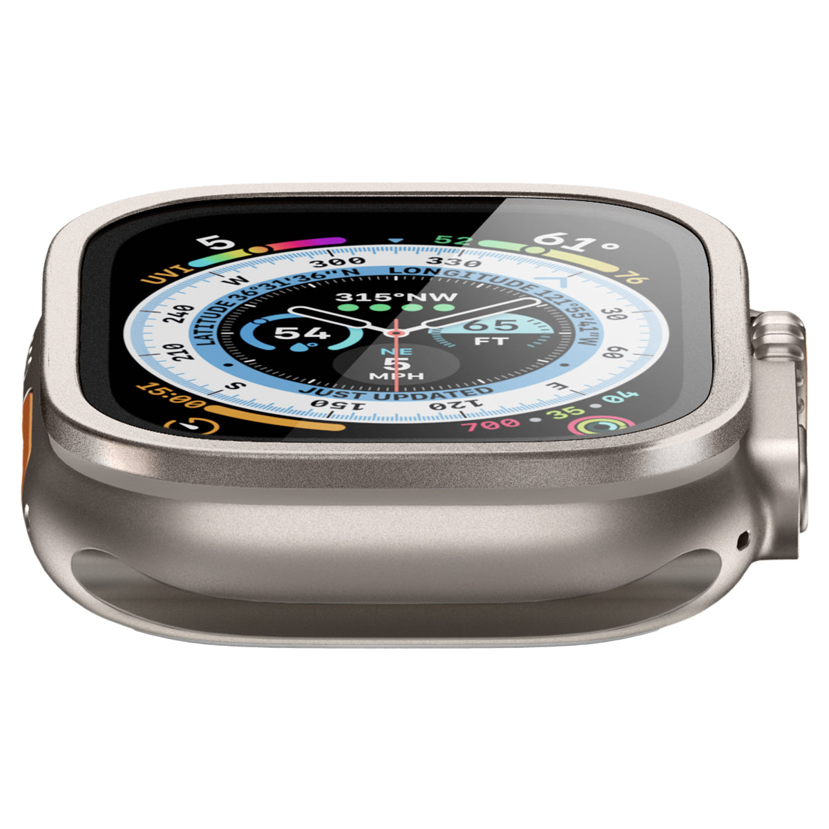 Apple Watch Ultra 2 49mm Screen Protector Glas.tR Slim Pro Titanium