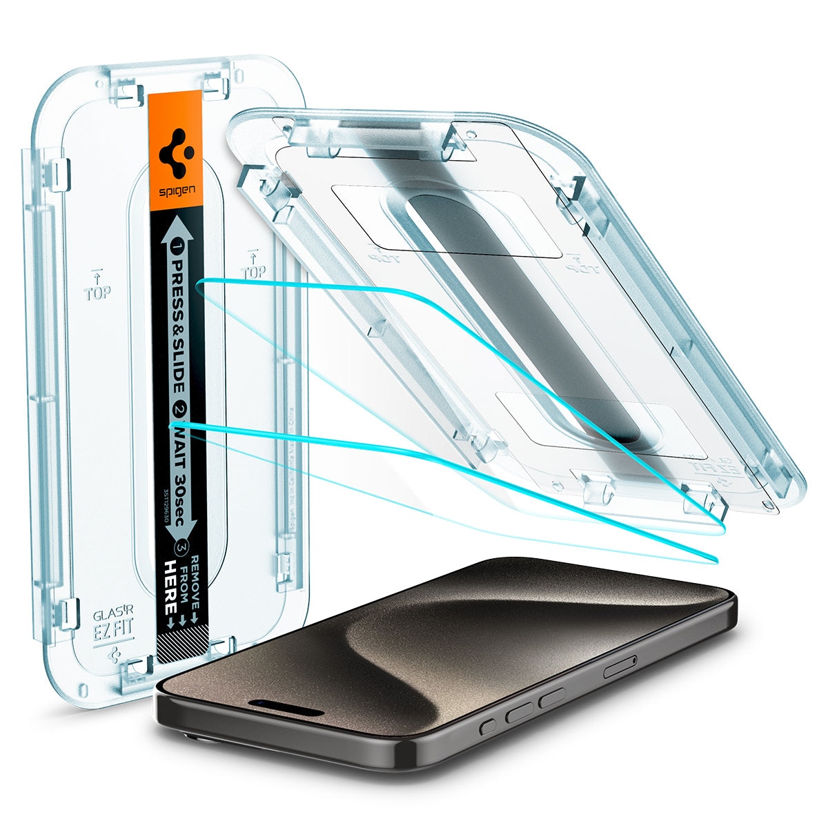 iPhone 15 Pro Max Screen Protector GLAS.tR EZ Fit (2-pack)