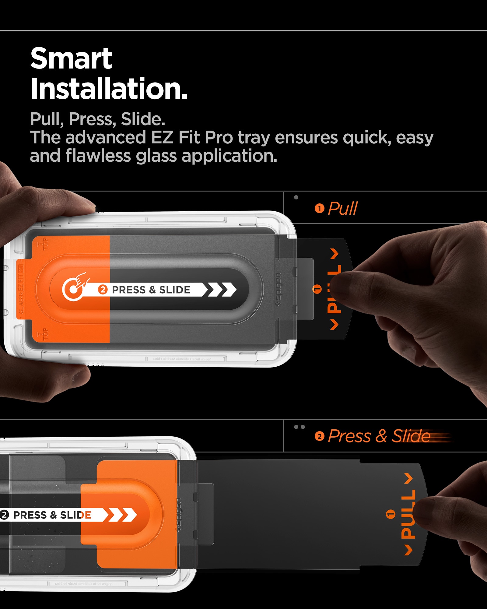 Samsung Galaxy Z Fold 7 Cover Screen Protector GLAS.tR EZ Fit (2-pack)