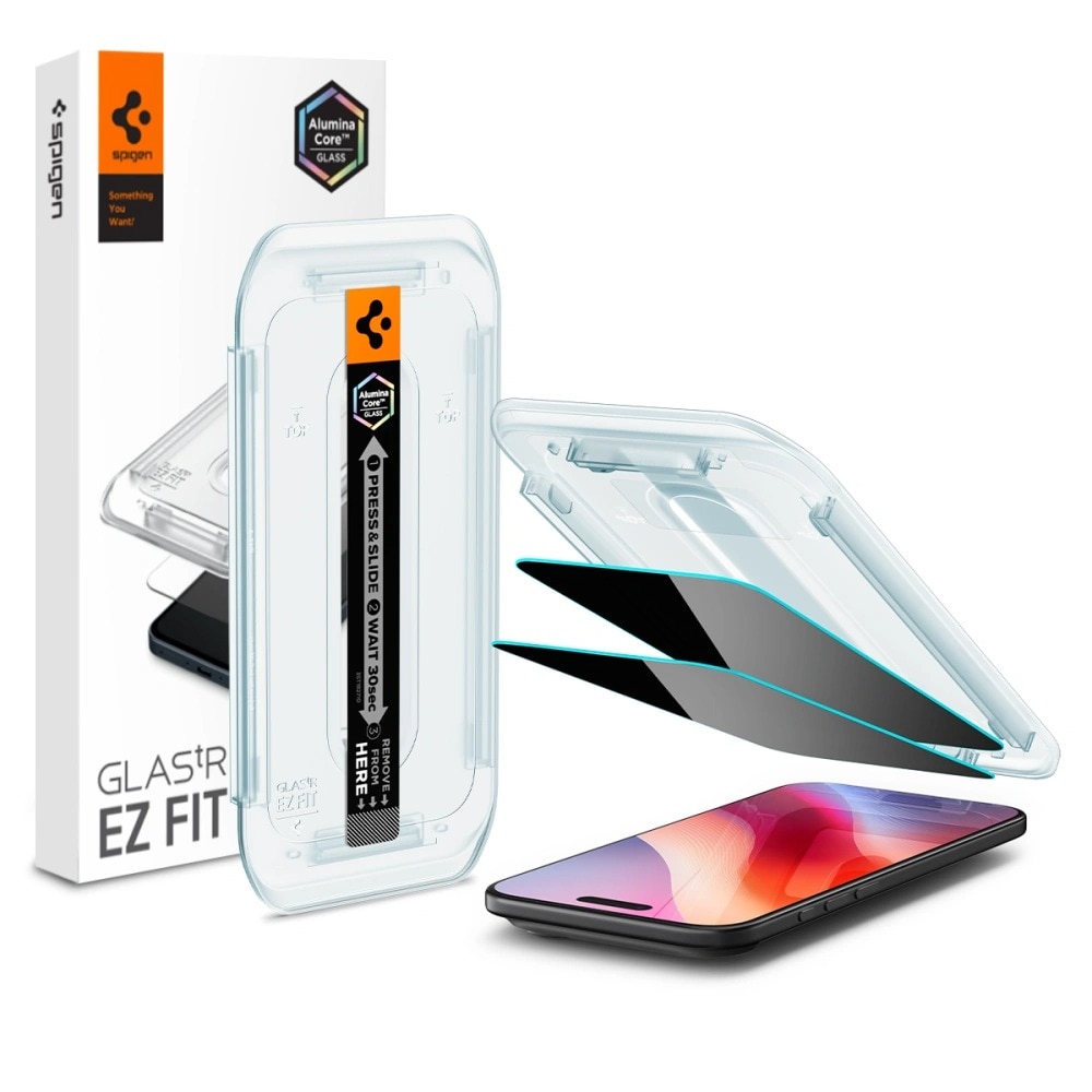 iPhone Air Privacy Screen Protector GLAS.tR EZ Fit (2-pack)