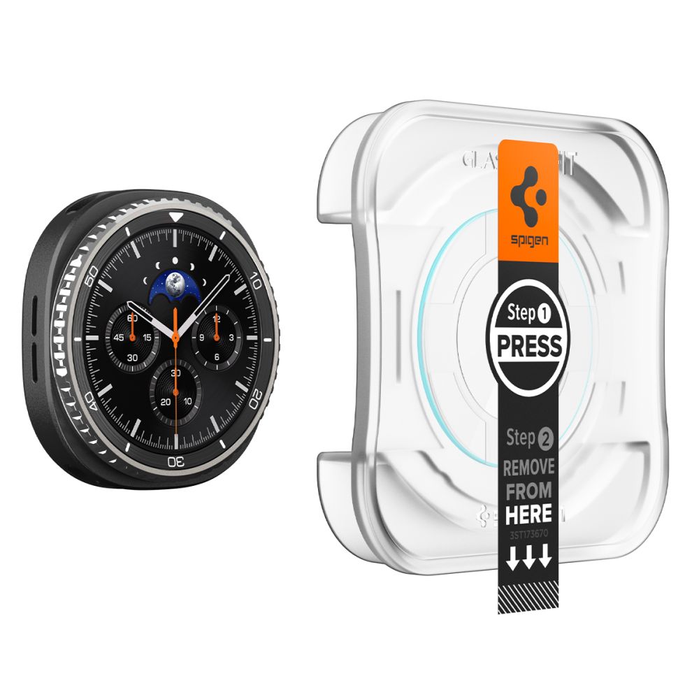 Samsung Galaxy Watch 8 Classic Screen Protector EZ Fit GLAS.tR (2-pack)