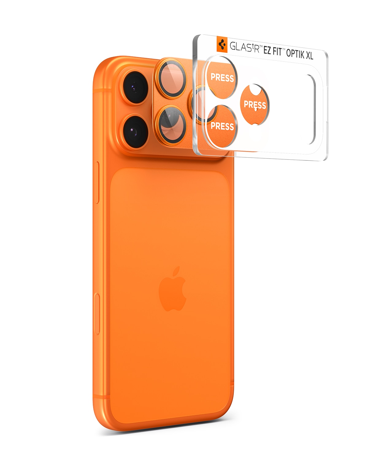 iPhone 17 Pro Glas.tR EZ Fit Optik Pro XL  Orange