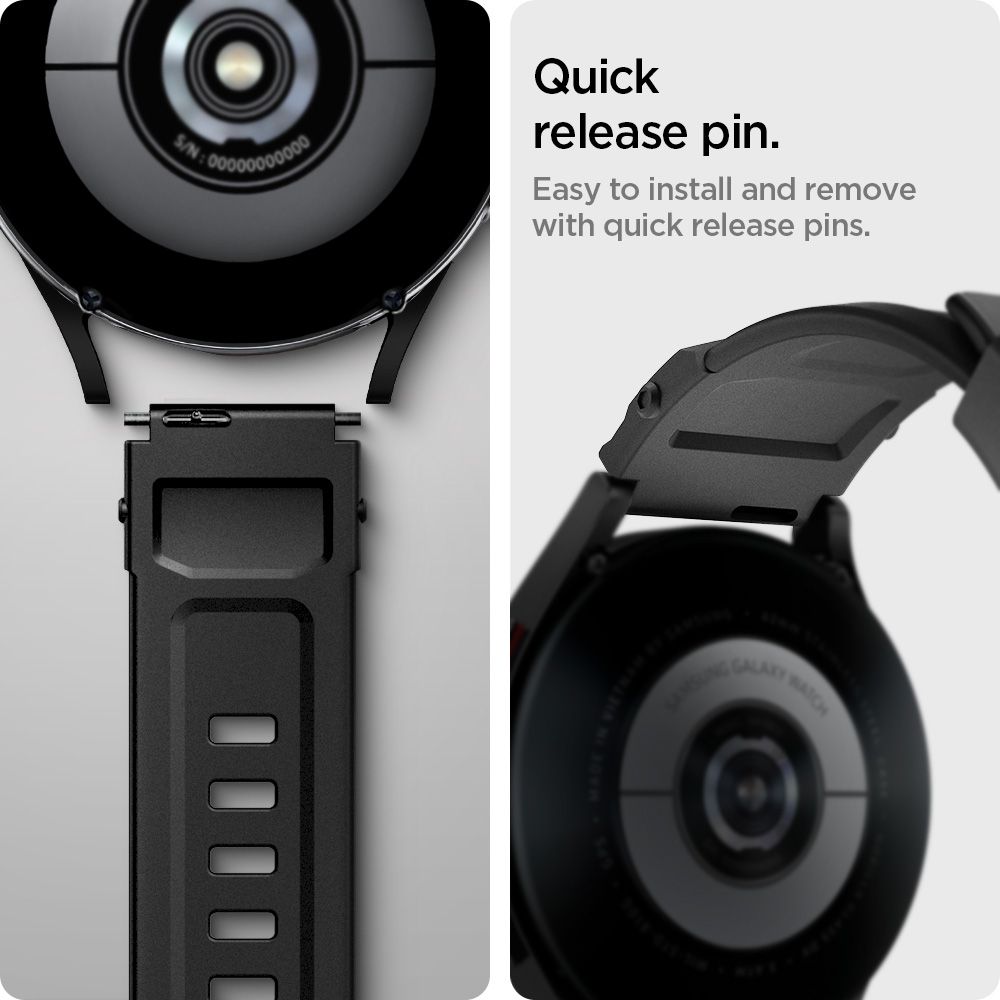 Samsung Galaxy Watch 4 40/42/44/46 mm Rugged Band Black