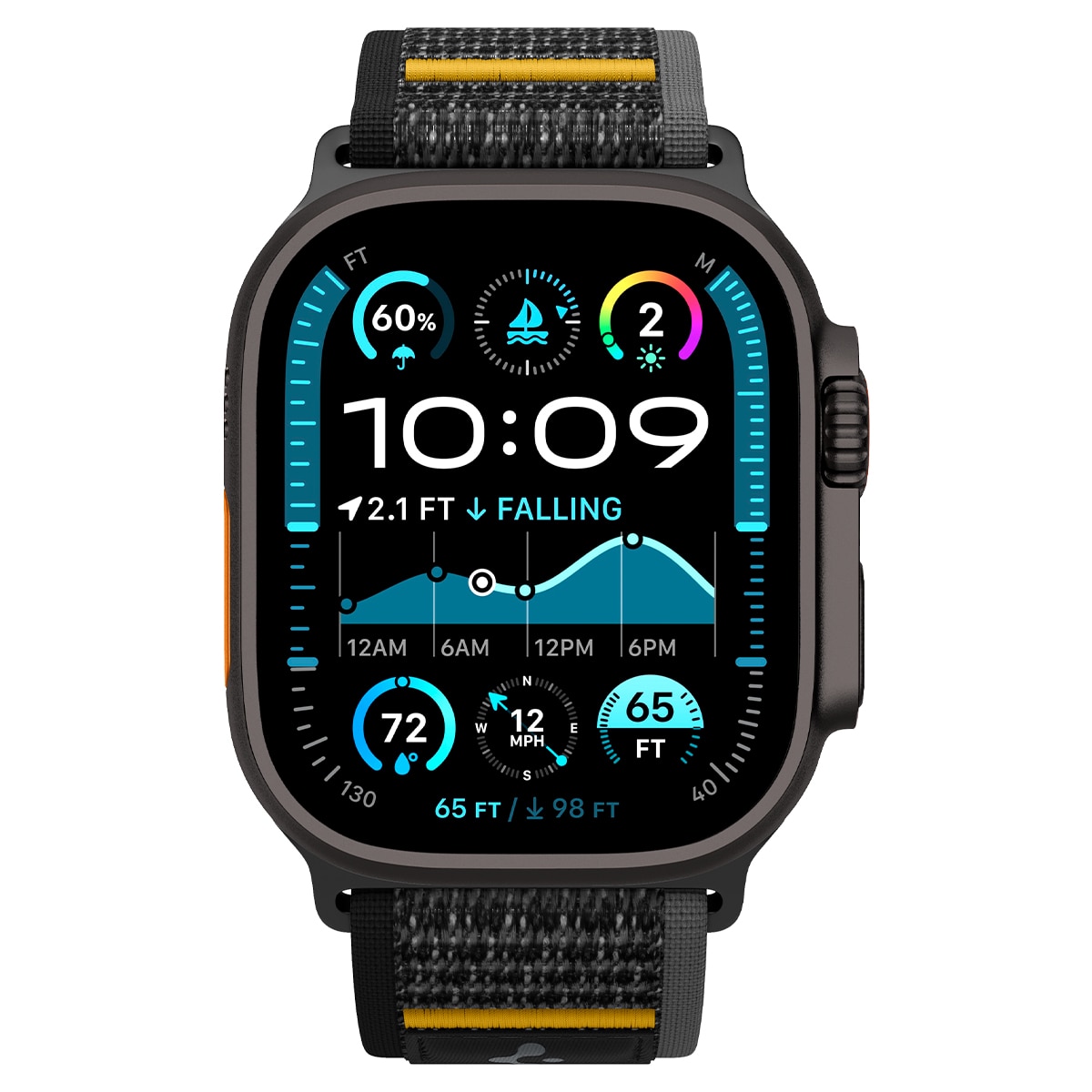 Athlex Air Apple Watch Ultra 49mm 2nd Gen Active Black