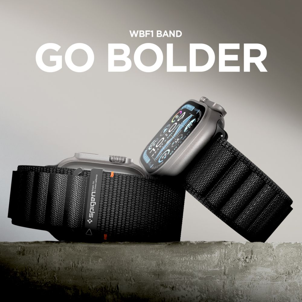 WBF1 Band Apple Watch Series 4-6 44mm Sort