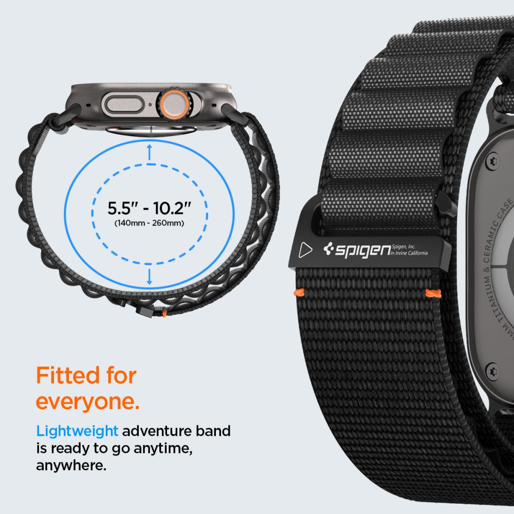 WBF1 Band Apple Watch Series 4-6 44mm Sort