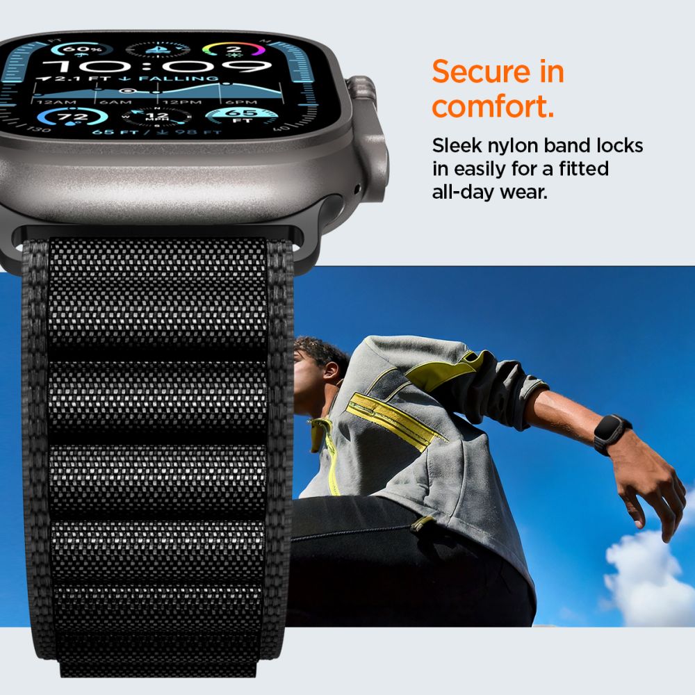 WBF1 Band Apple Watch Series 4-6 44mm Sort