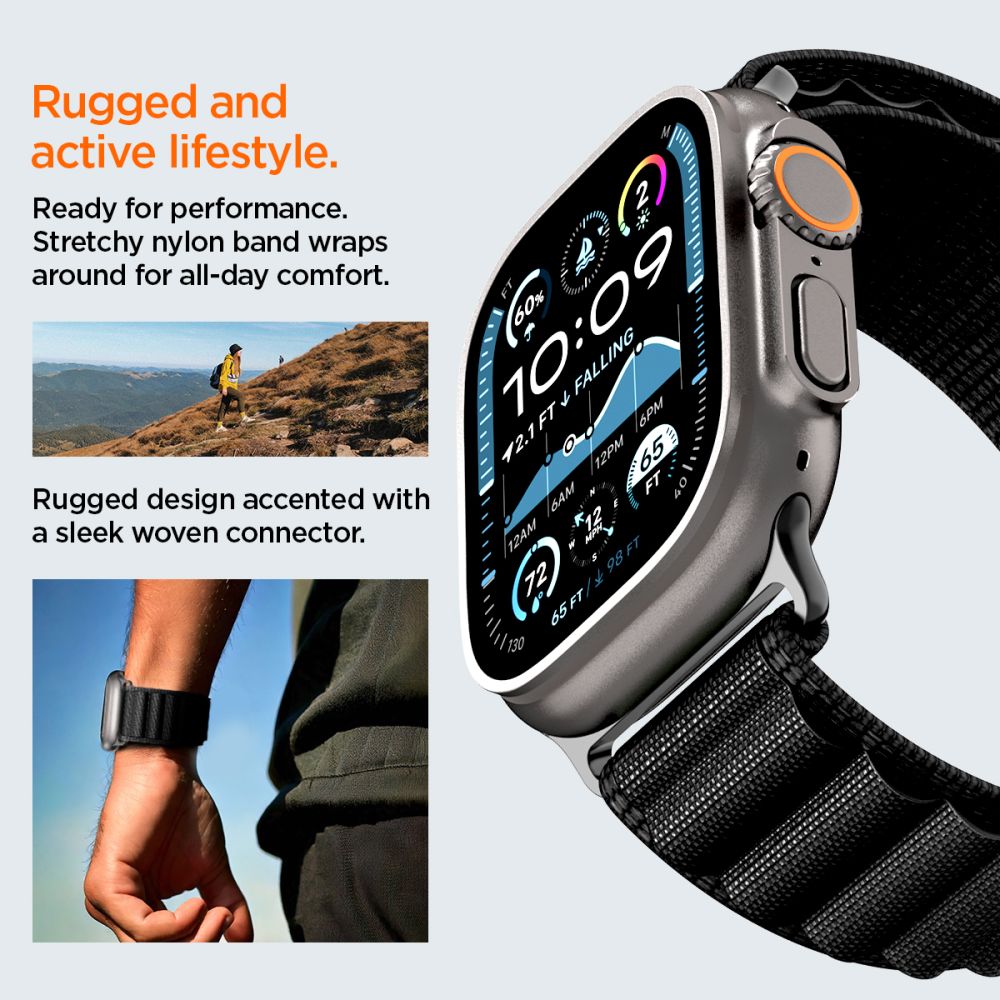 WBF1 Band Apple Watch Series 4-6 44mm Sort