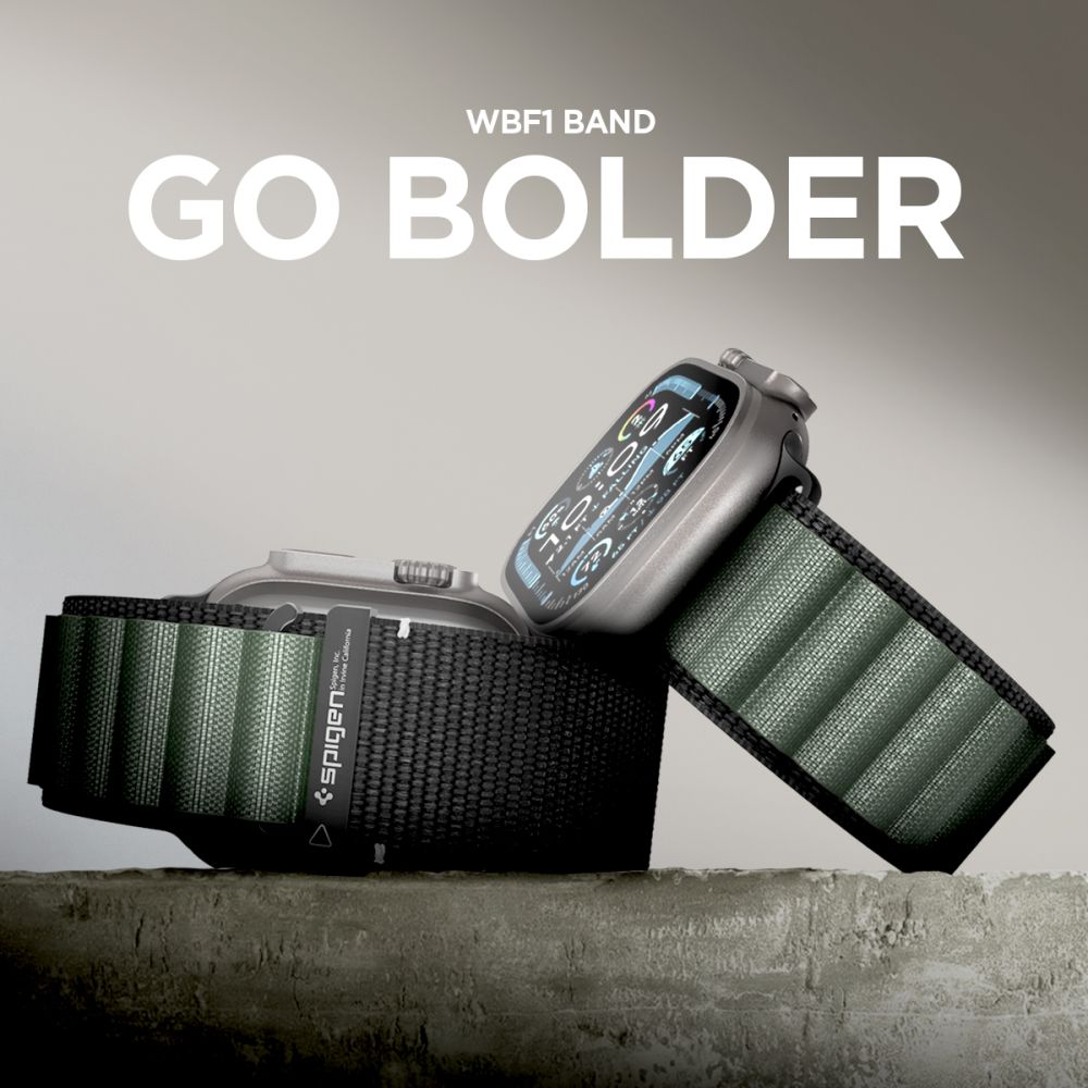 WBF1 Band Apple Watch Series 9 45mm Grøn