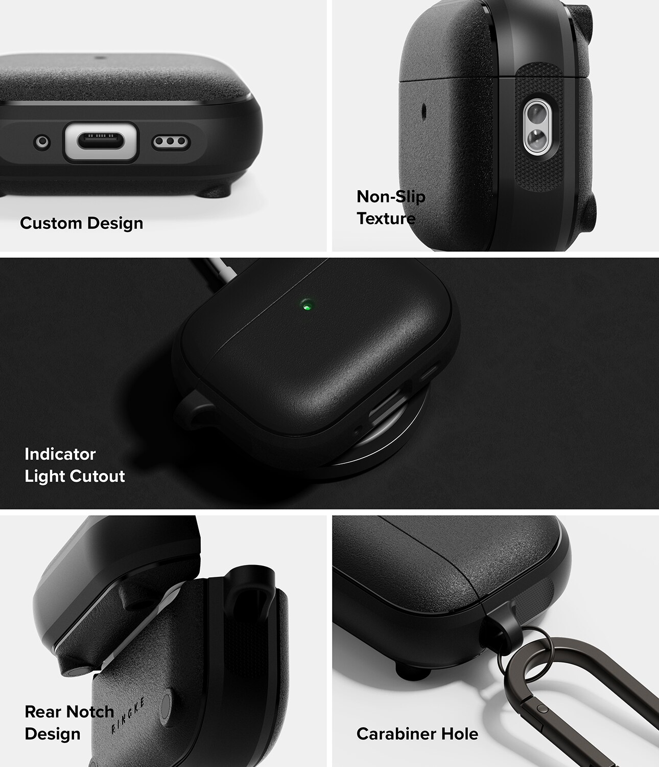 Onyx Magnetic Case Apple AirPods Pro 3 Sort