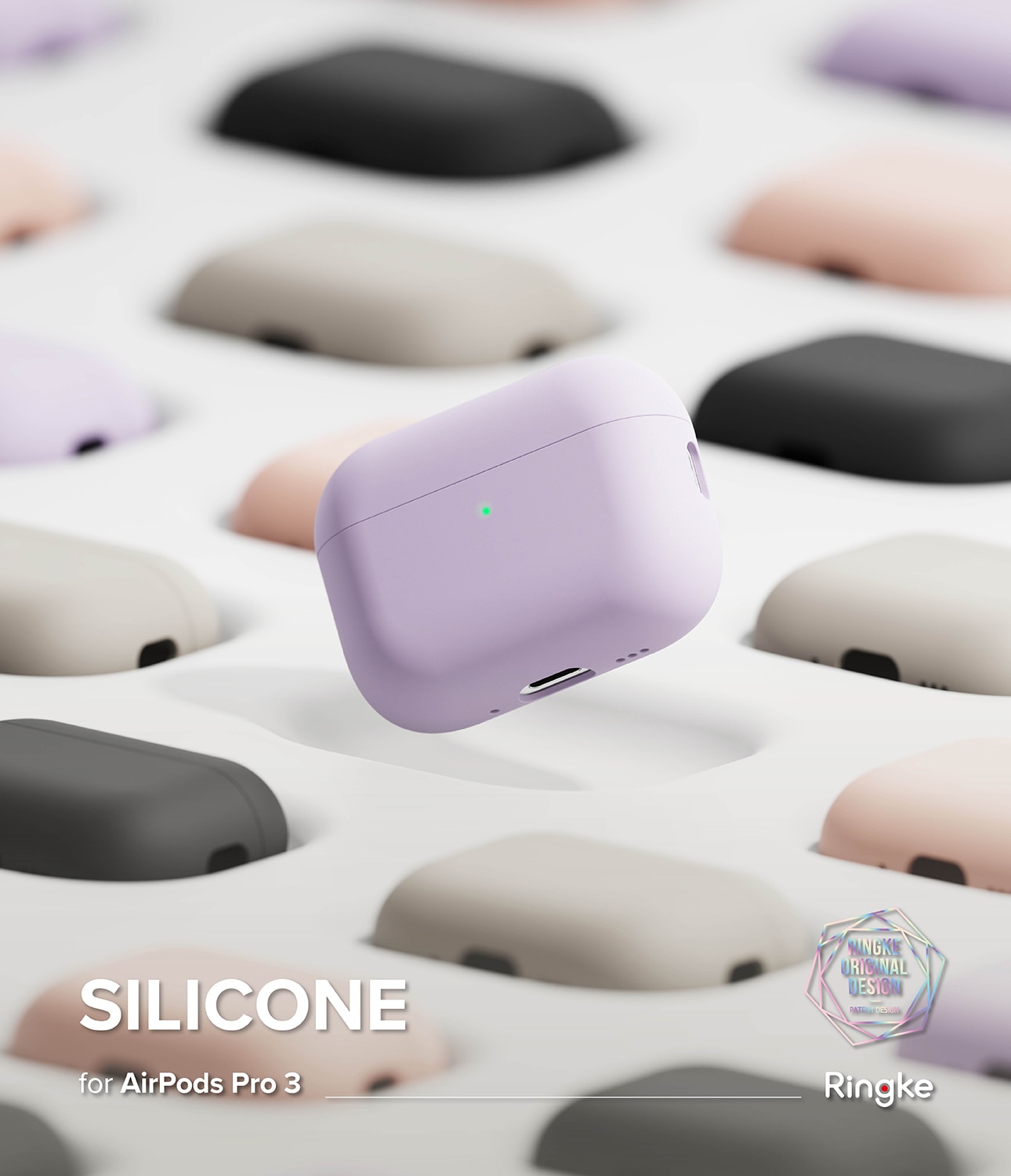 Silicone  Cover Apple AirPods Pro 3 Stone