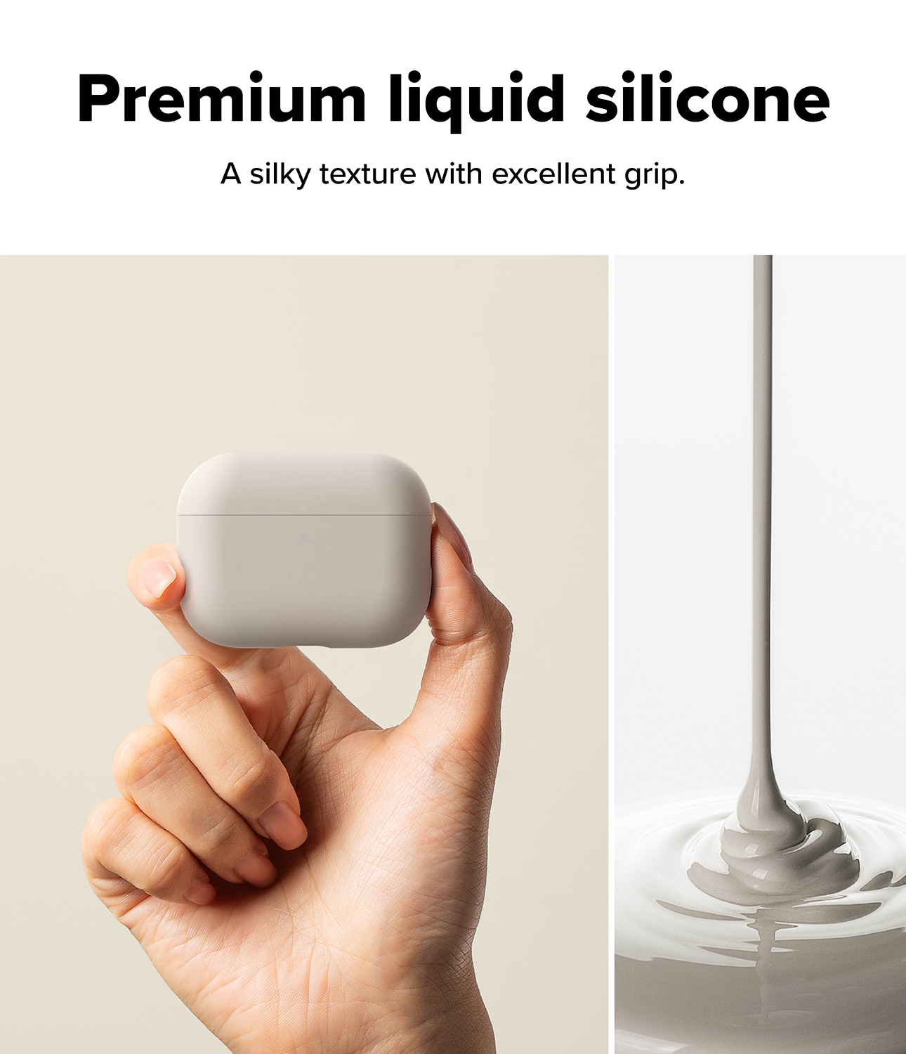 Silicone  Cover Apple AirPods Pro 3 Stone