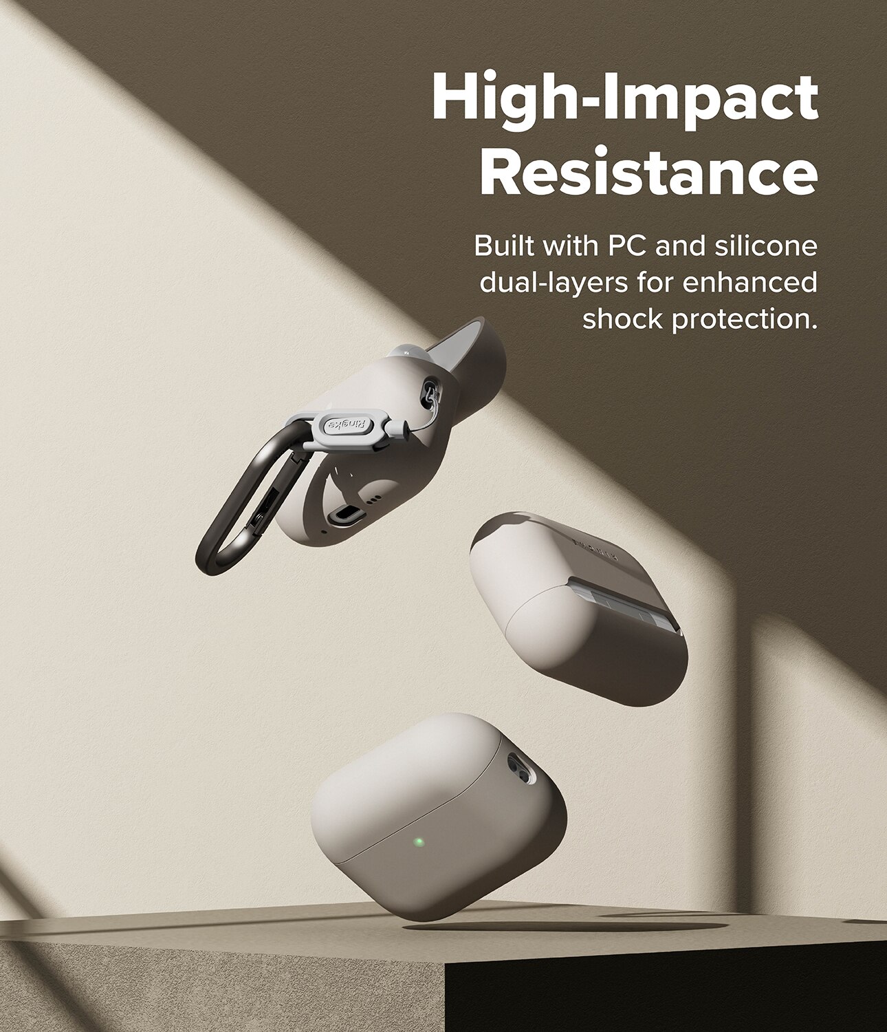 Silicone  Cover Apple AirPods Pro 3 Stone