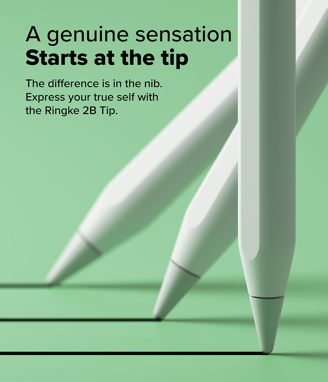 2B Tip Apple Pencil (3-pack) hvid
