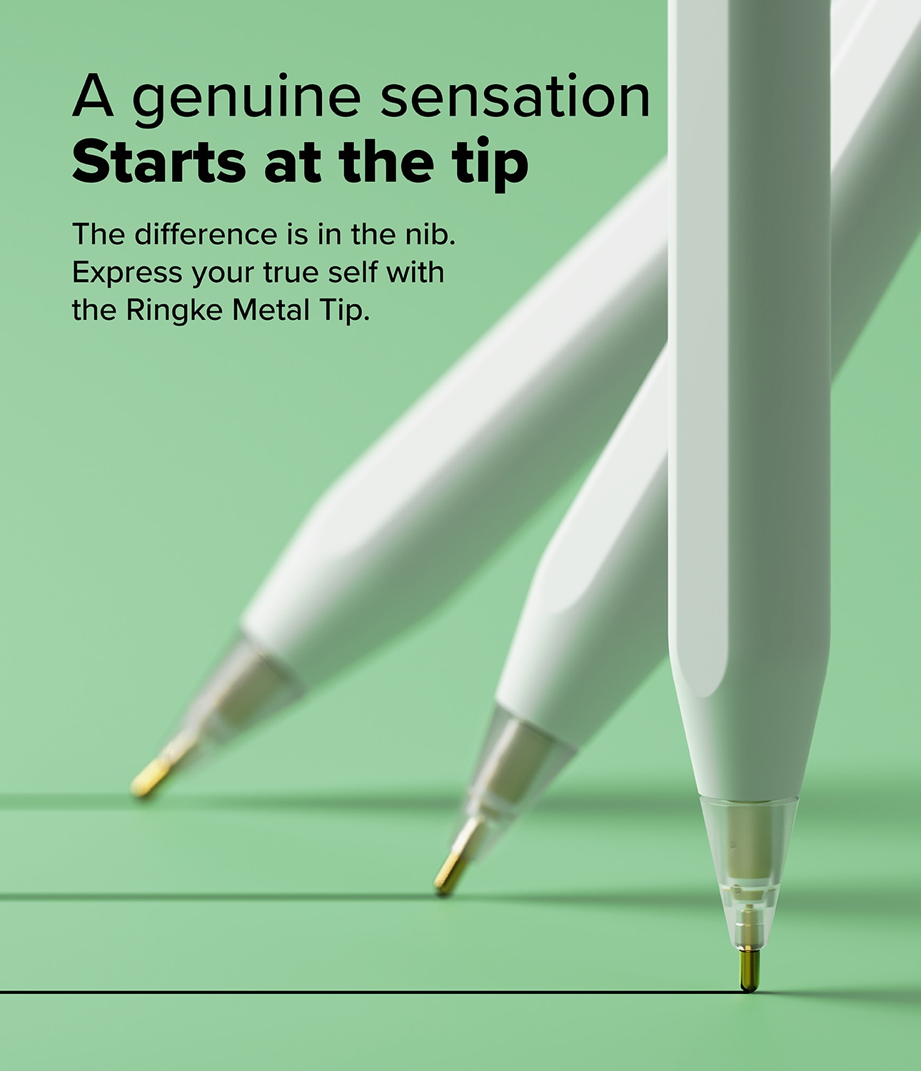 Metal Tip Apple Pencil (3-pack) hvid