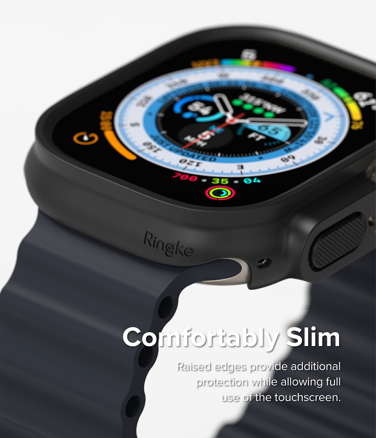 Slim Case (2-pack) Apple Watch Ultra 2 49mm Matte Black & Clear