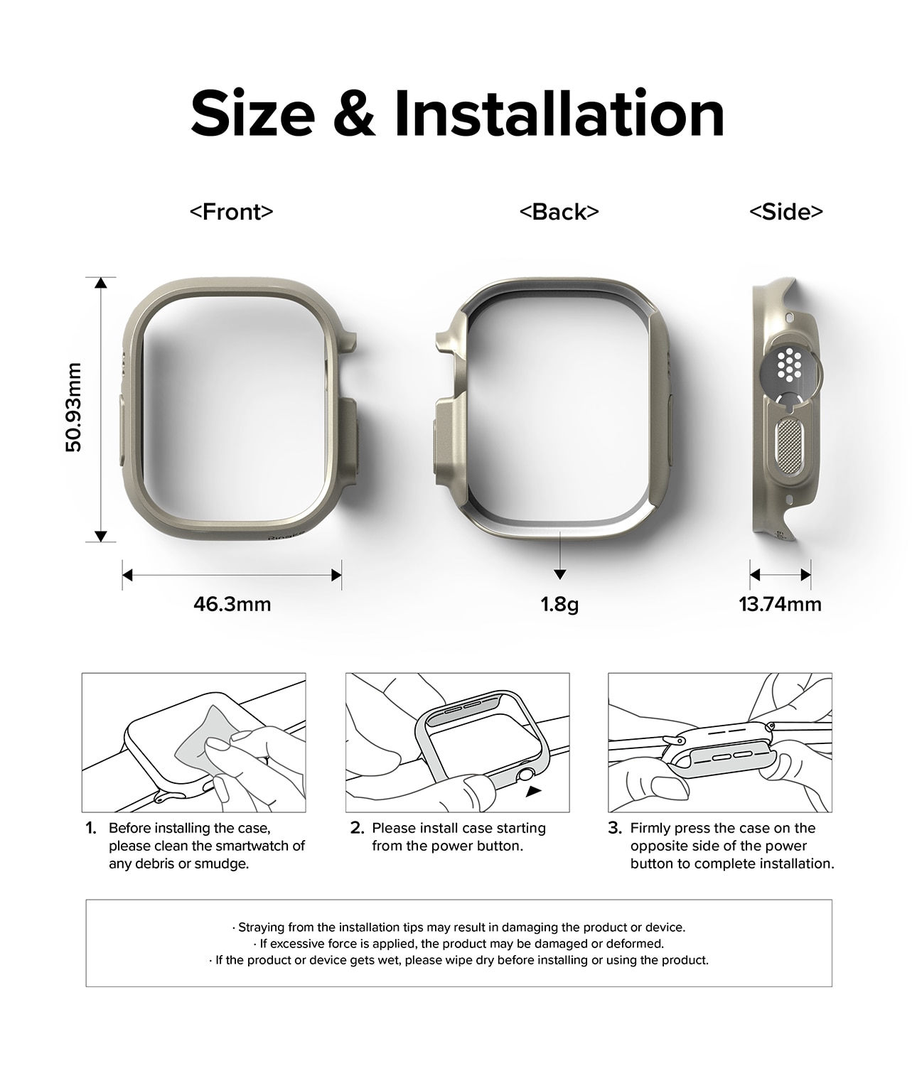 Slim Case (2-pack) Apple Watch Ultra 49mm 2nd Gen Flerfarvet/mønster