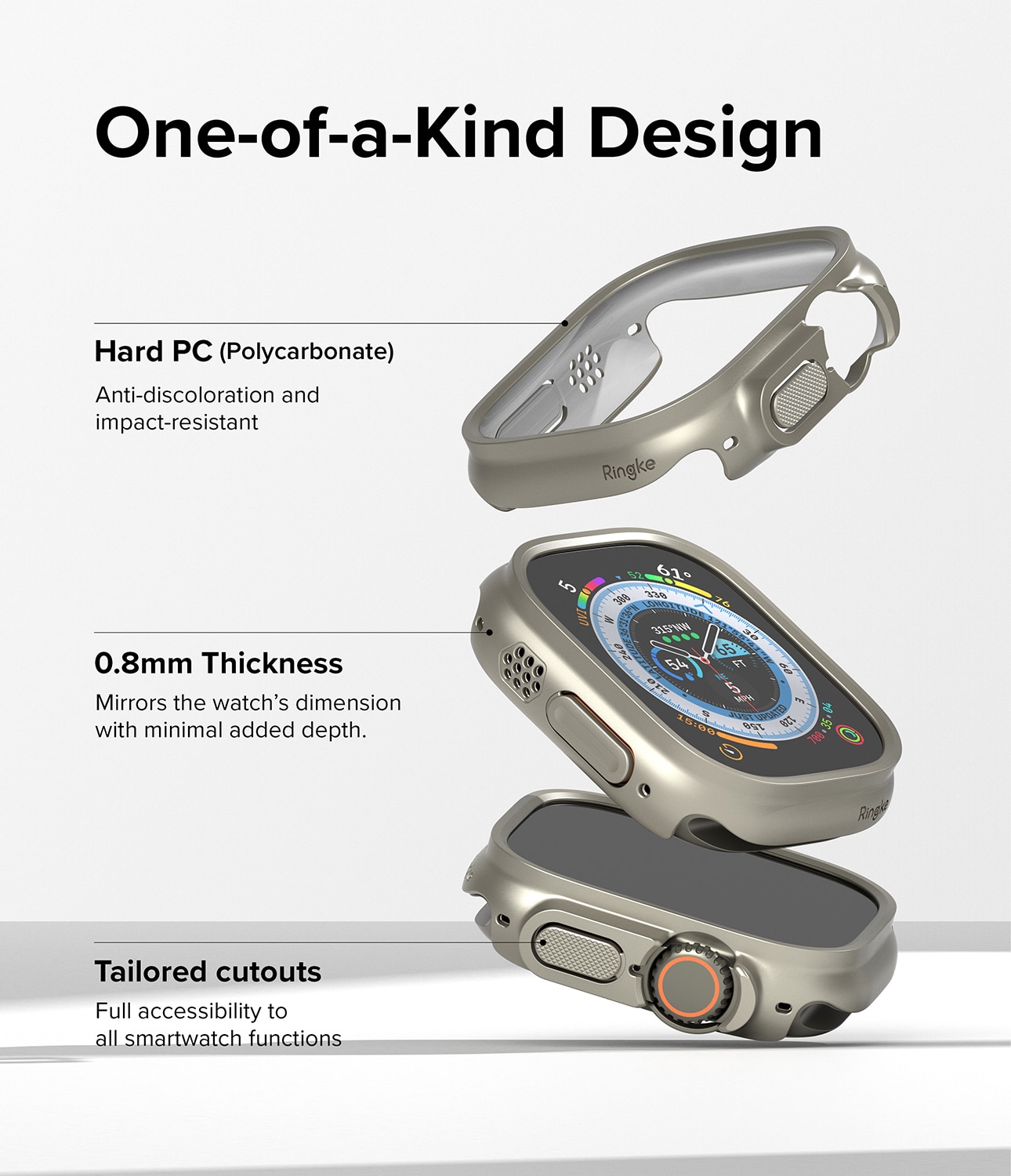 Slim Case (2-pack) Apple Watch Ultra 49mm 2nd Gen Flerfarvet/mønster