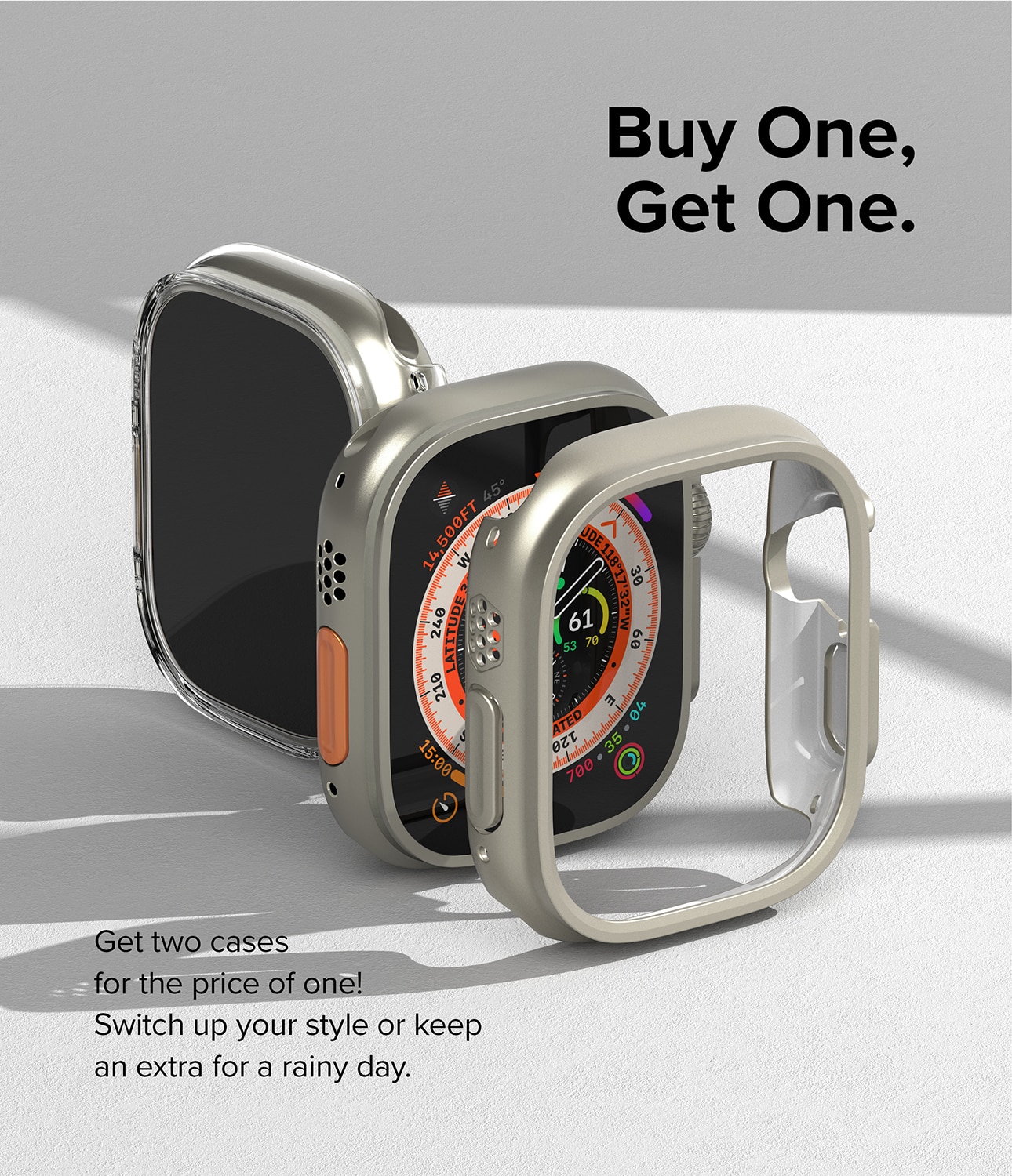 Slim Case (2-pack) Apple Watch Ultra 49mm 2nd Gen Flerfarvet/mønster