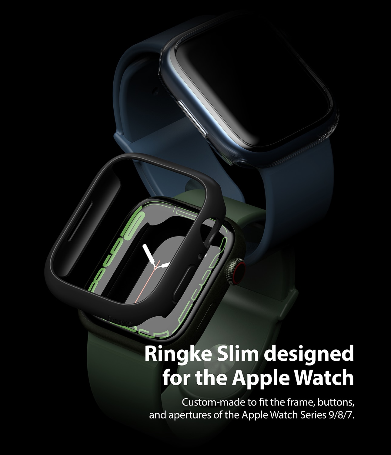 Slim Case (2-pack) Apple Watch Series 9 45mm Flerfarvet/mønster