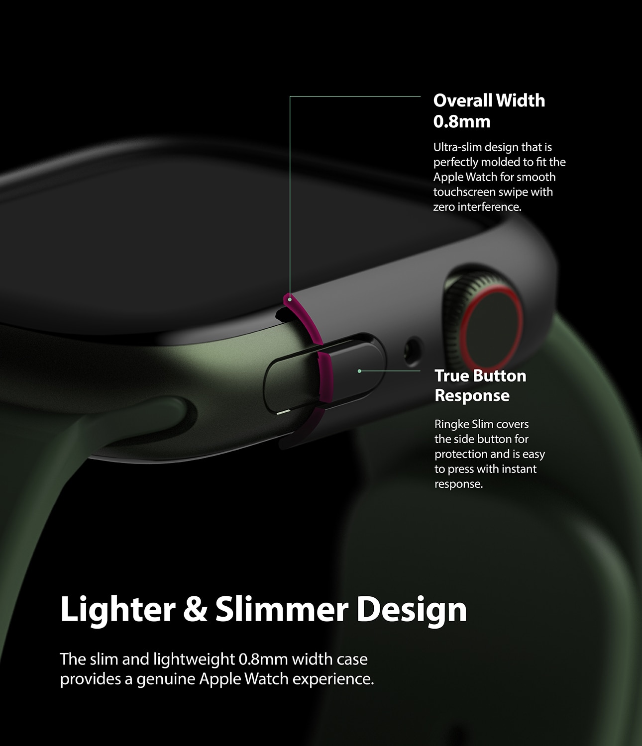Slim Case (2-pack) Apple Watch Series 9 45mm Flerfarvet/mønster
