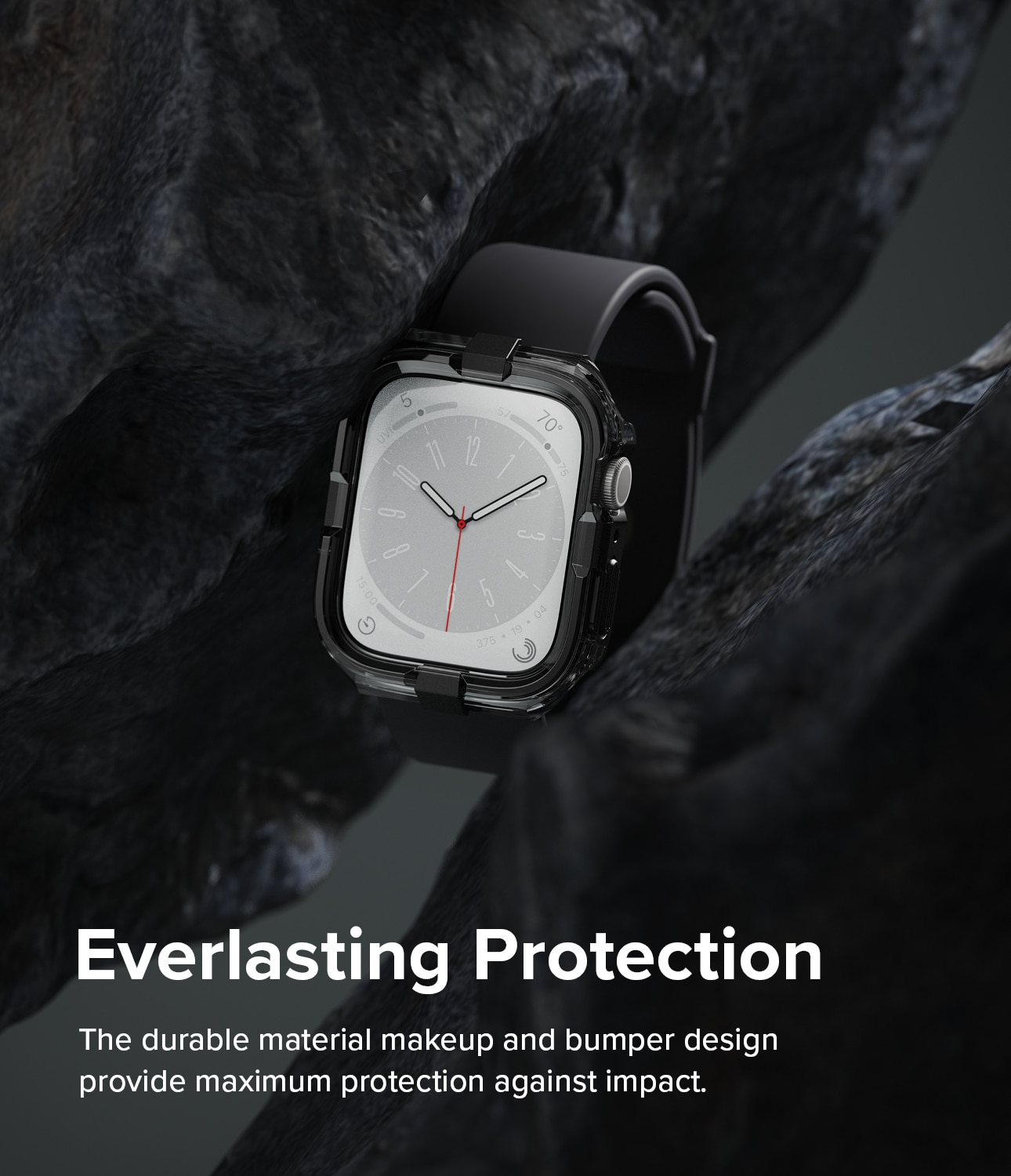 Fusion Bumper Apple Watch 45mm Series 7 Black