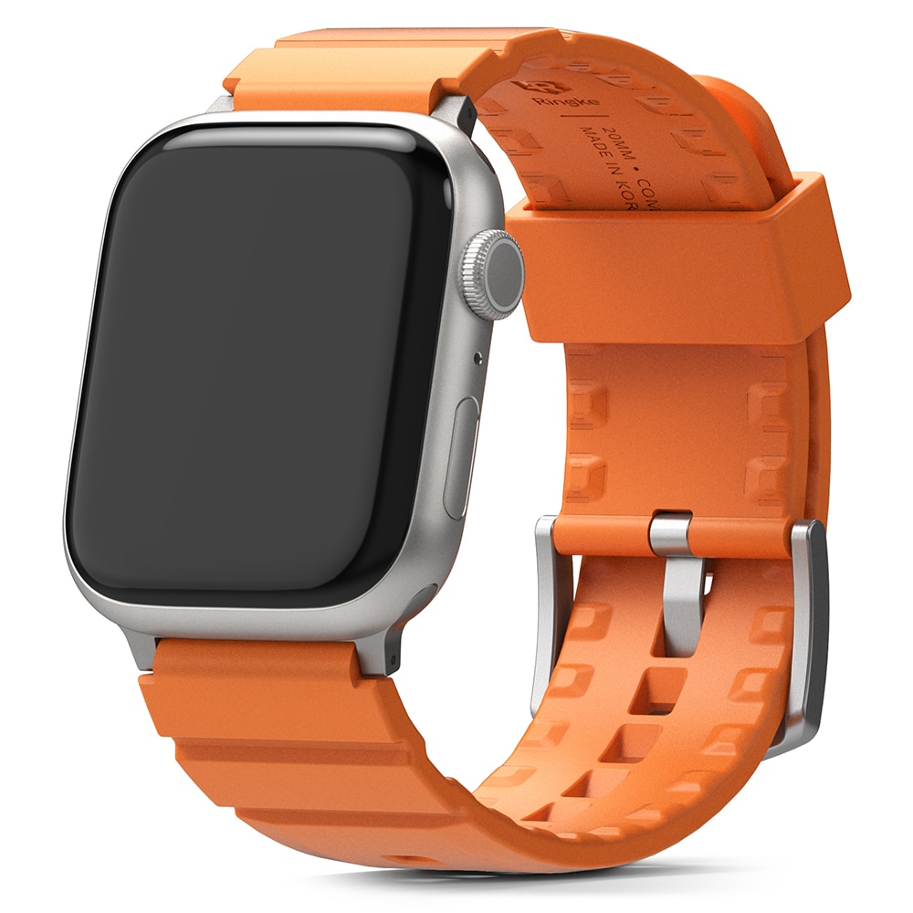 Rubber One Bold Band Apple Watch 45mm Series 7 Orange