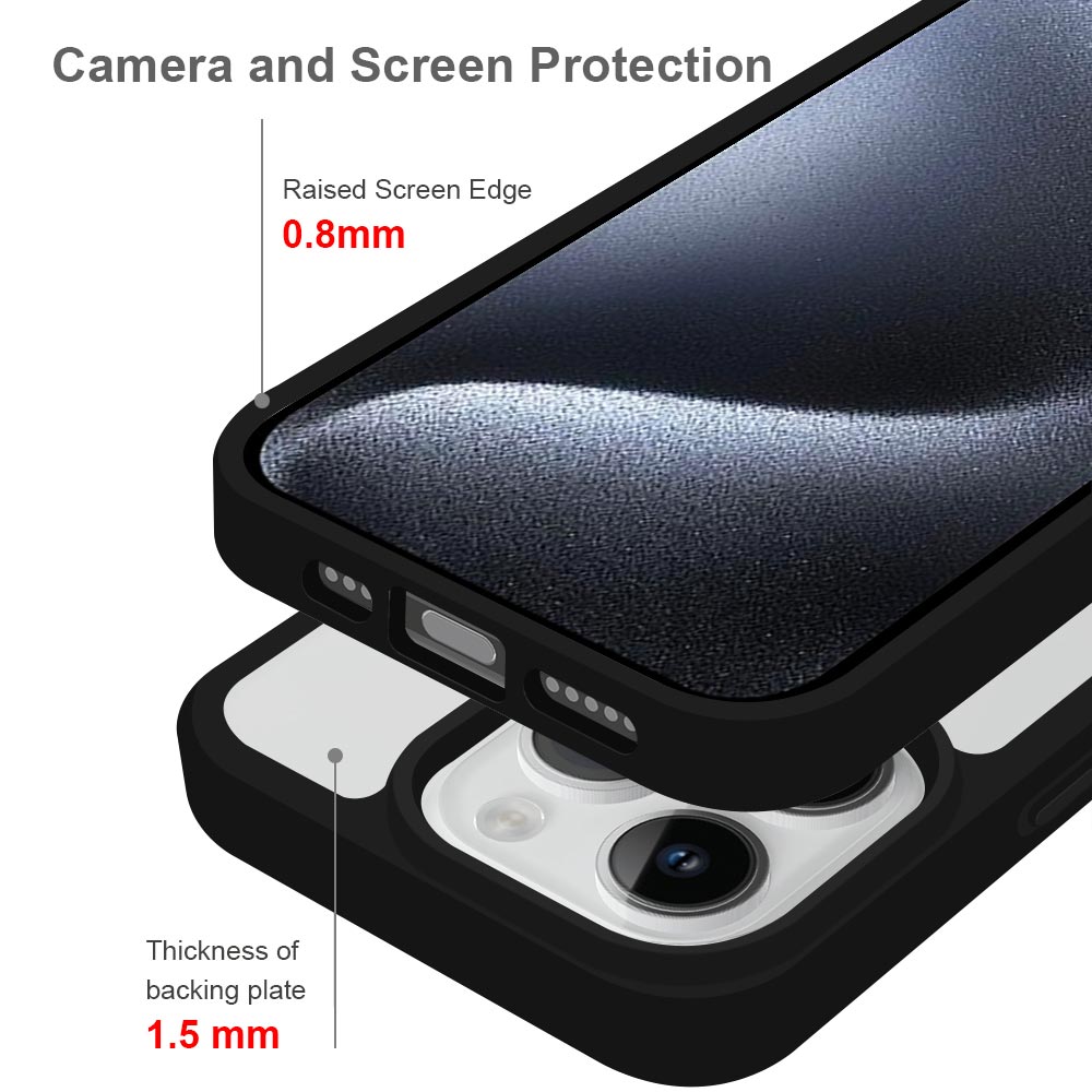 BX3 Shockproof Rugged Case iPhone 15 Pro Black