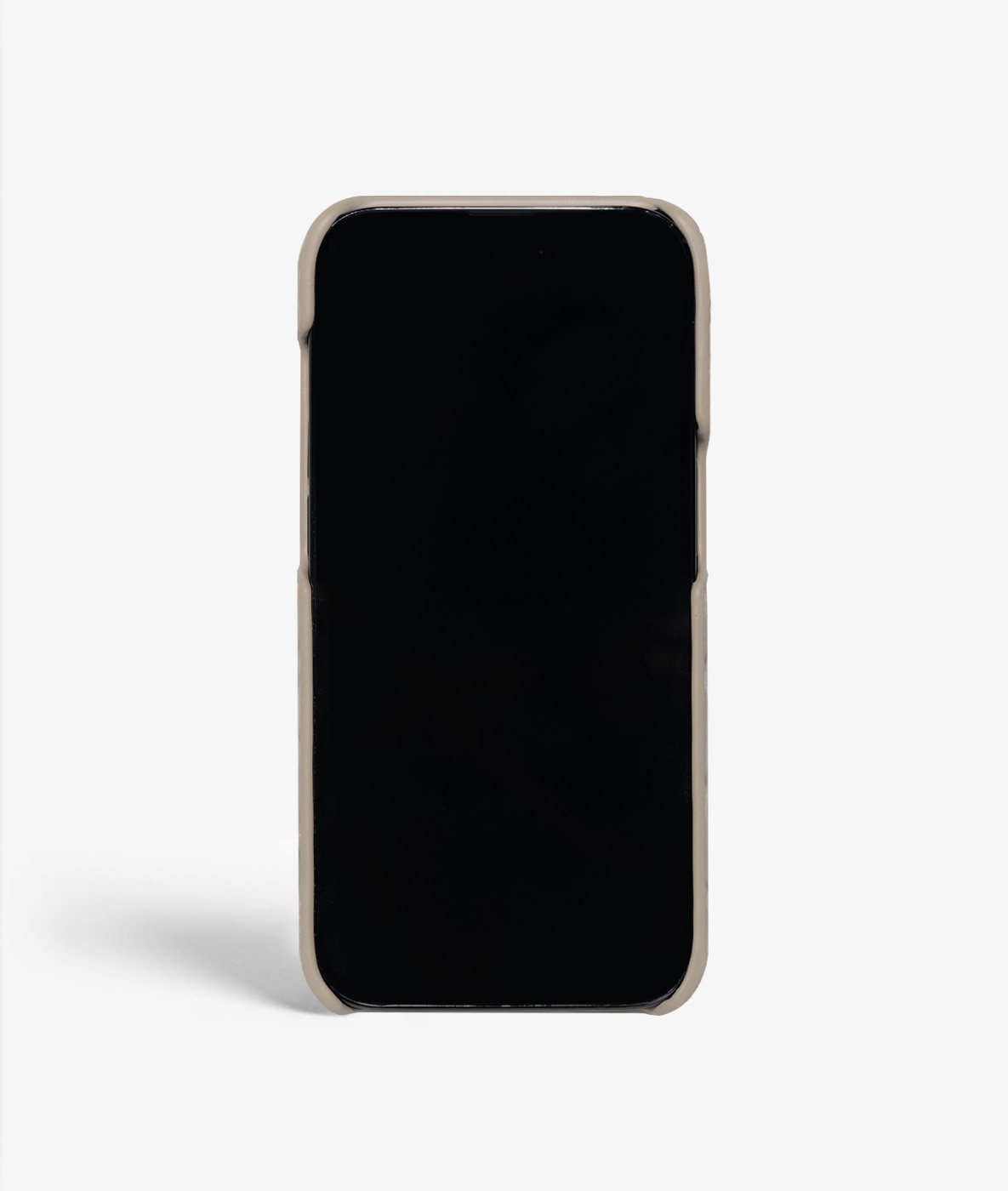 Cover iPhone 14 Pro Small Croco Grå