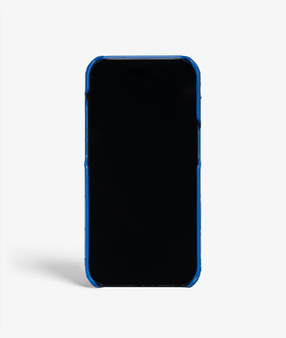 Cover iPhone 14 Pro Croco Blå
