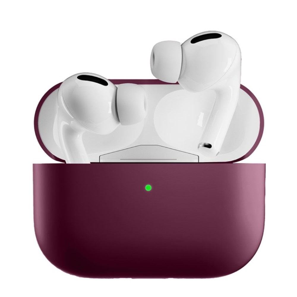 Silikonecover Apple AirPods Pro 2 mørkerød