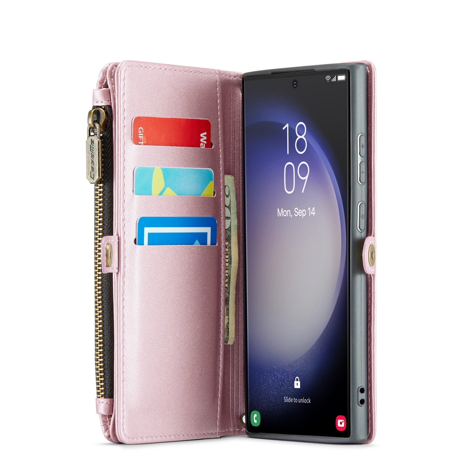 Pung Taske Samsung Galaxy S23 Ultra lyserød