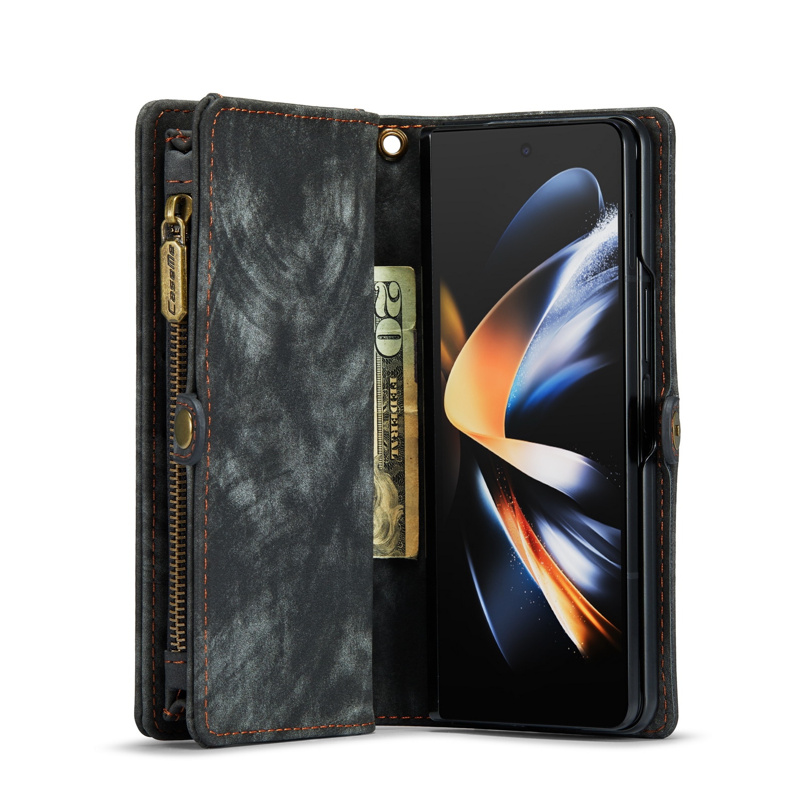 Multi-slot Mobiltaske Samsung Galaxy Z Fold 5 grå