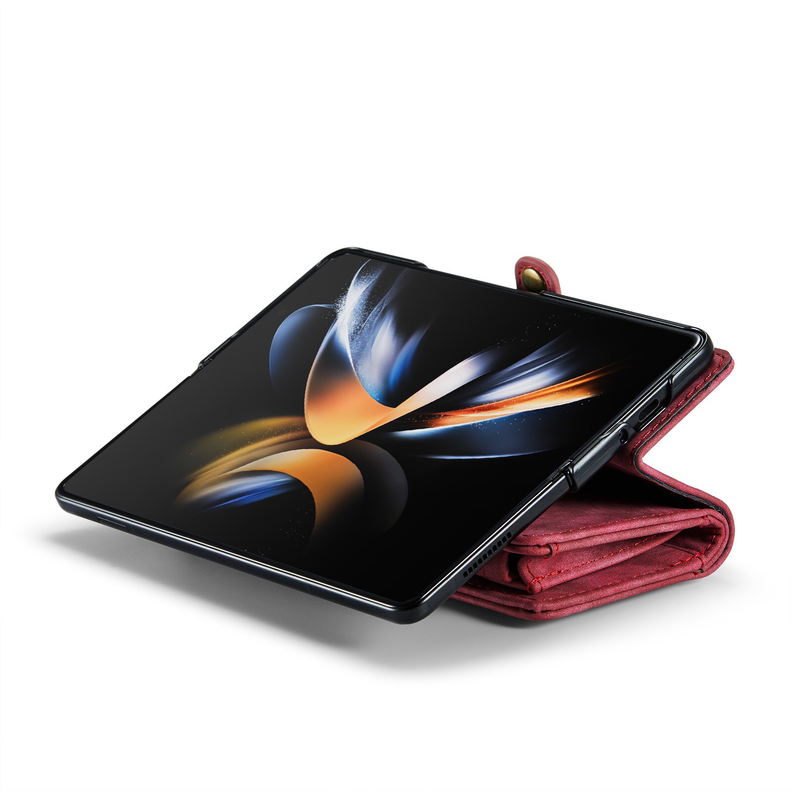 Multi-slot Mobiltaske Samsung Galaxy Z Fold 5 Rød