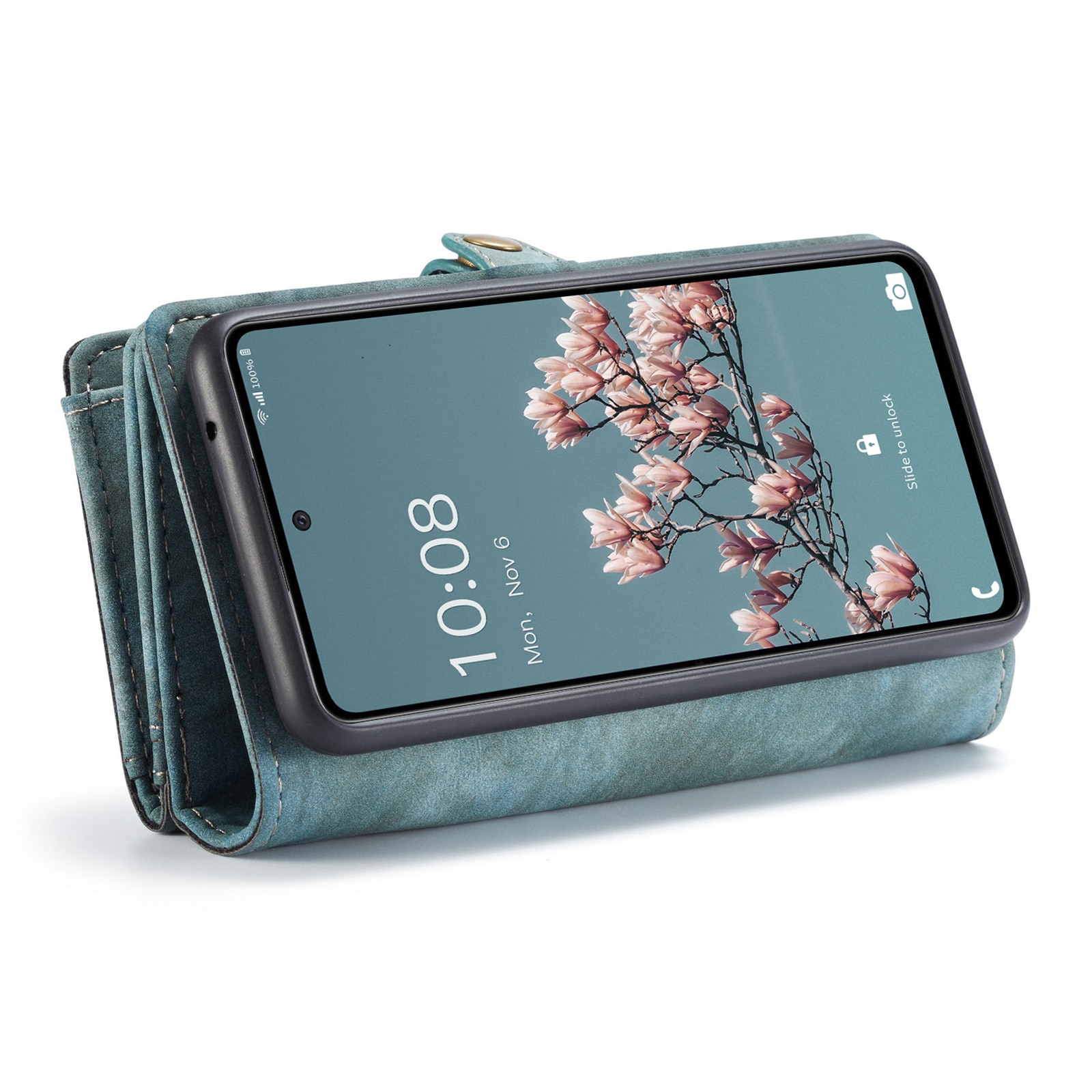 Multi-slot Mobiltaske Samsung Galaxy A33 blå