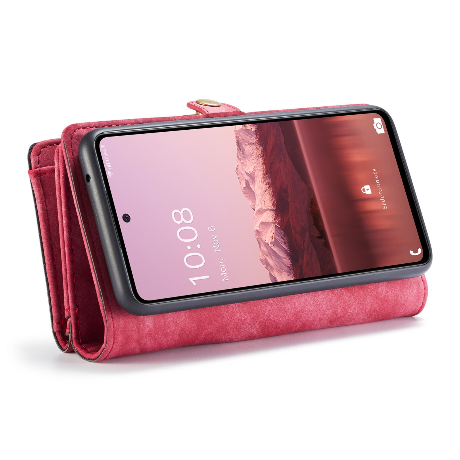 Multi-slot Mobiltaske Samsung Galaxy A53 rød