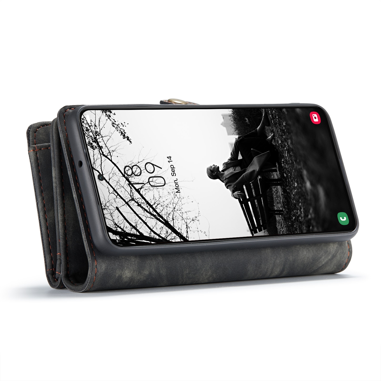 Multi-slot Mobiltaske Galaxy S22 Plus grå