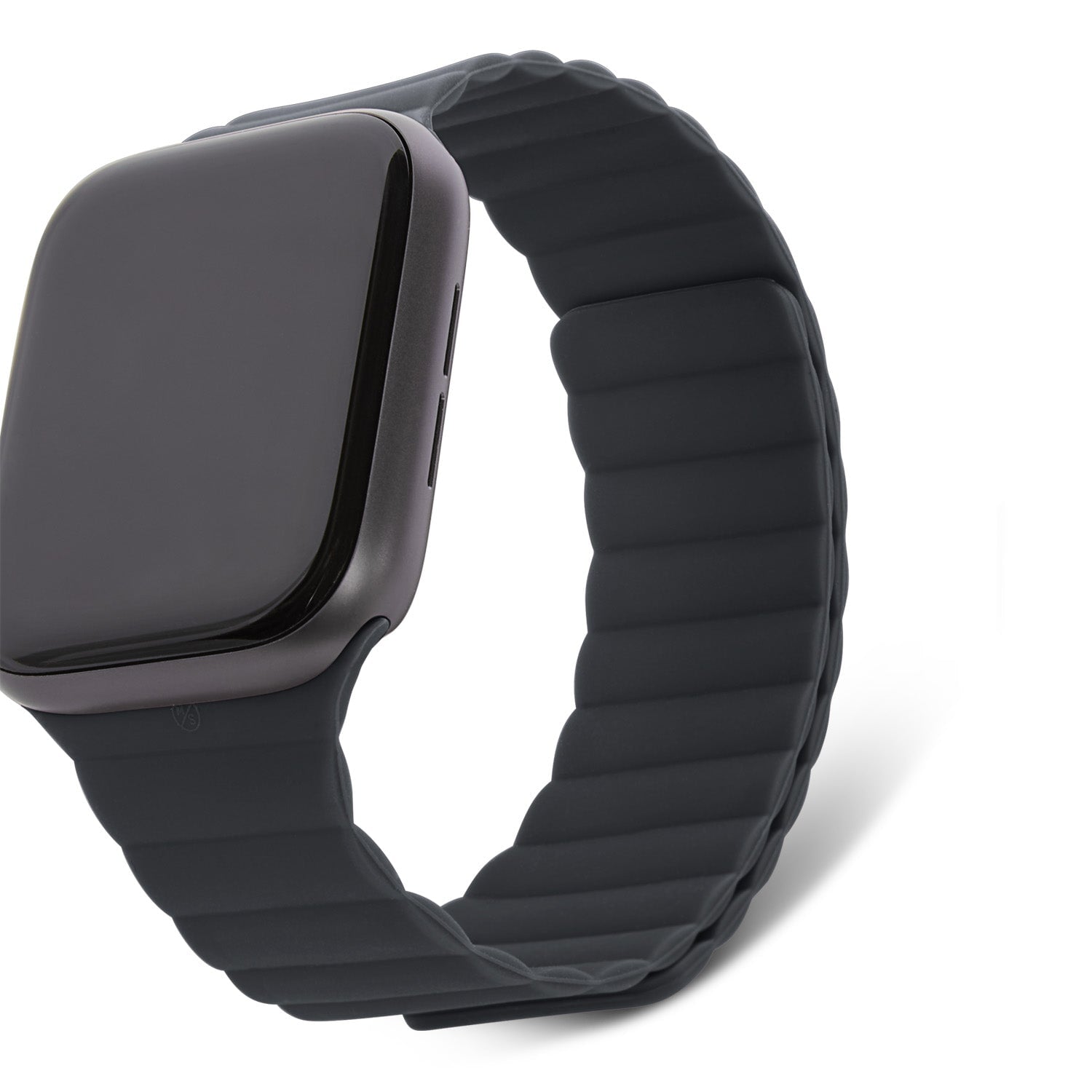 Silicone Magnetic Traction Strap Lite Apple Watch 41mm Series 9 Charcoal