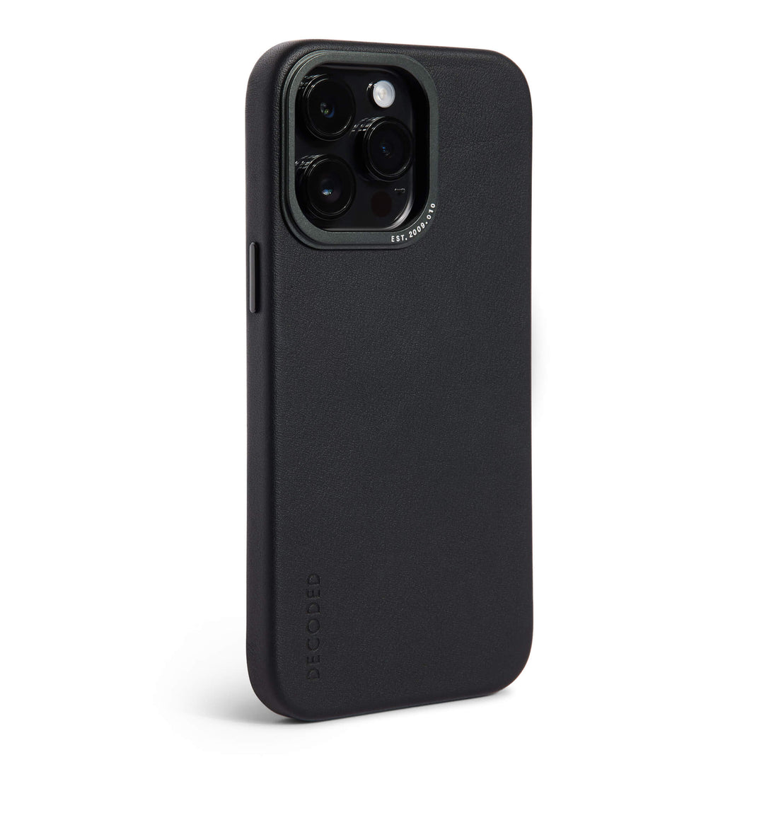 Leather Back Cover iPhone 14 Pro Black