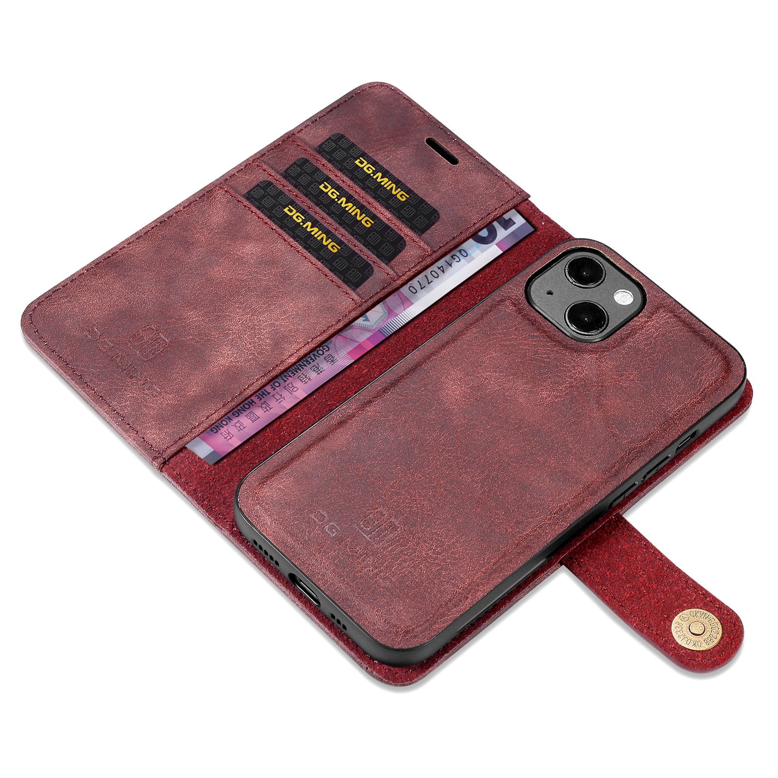 Magnet Wallet iPhone 13 Red