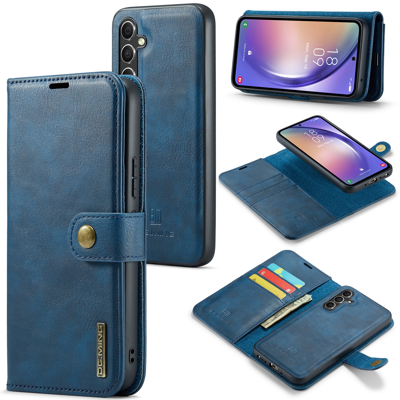 Magnet Wallet Samsung Galaxy A25 Blue