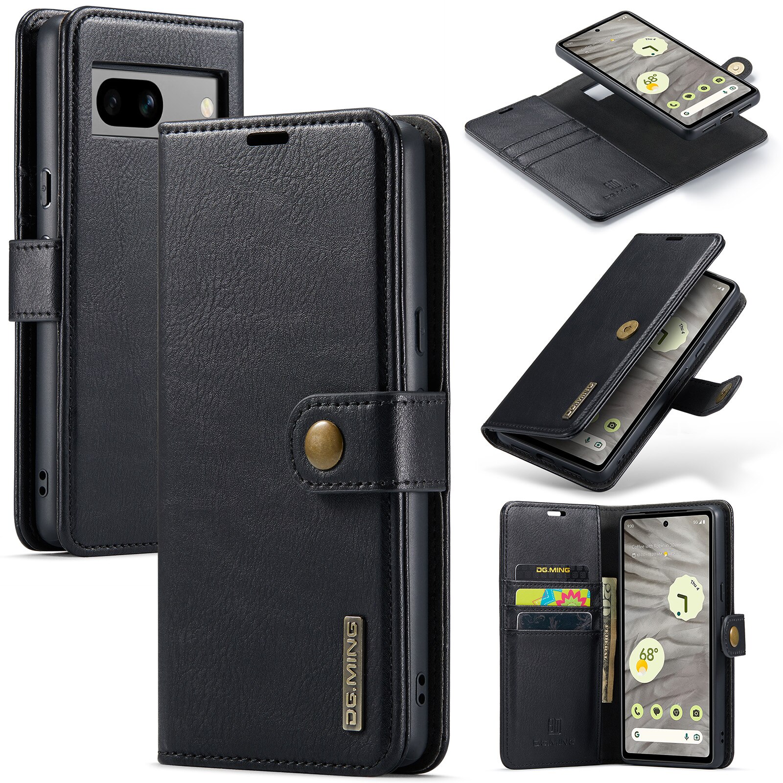 Magnet Wallet Google Pixel 7a Black