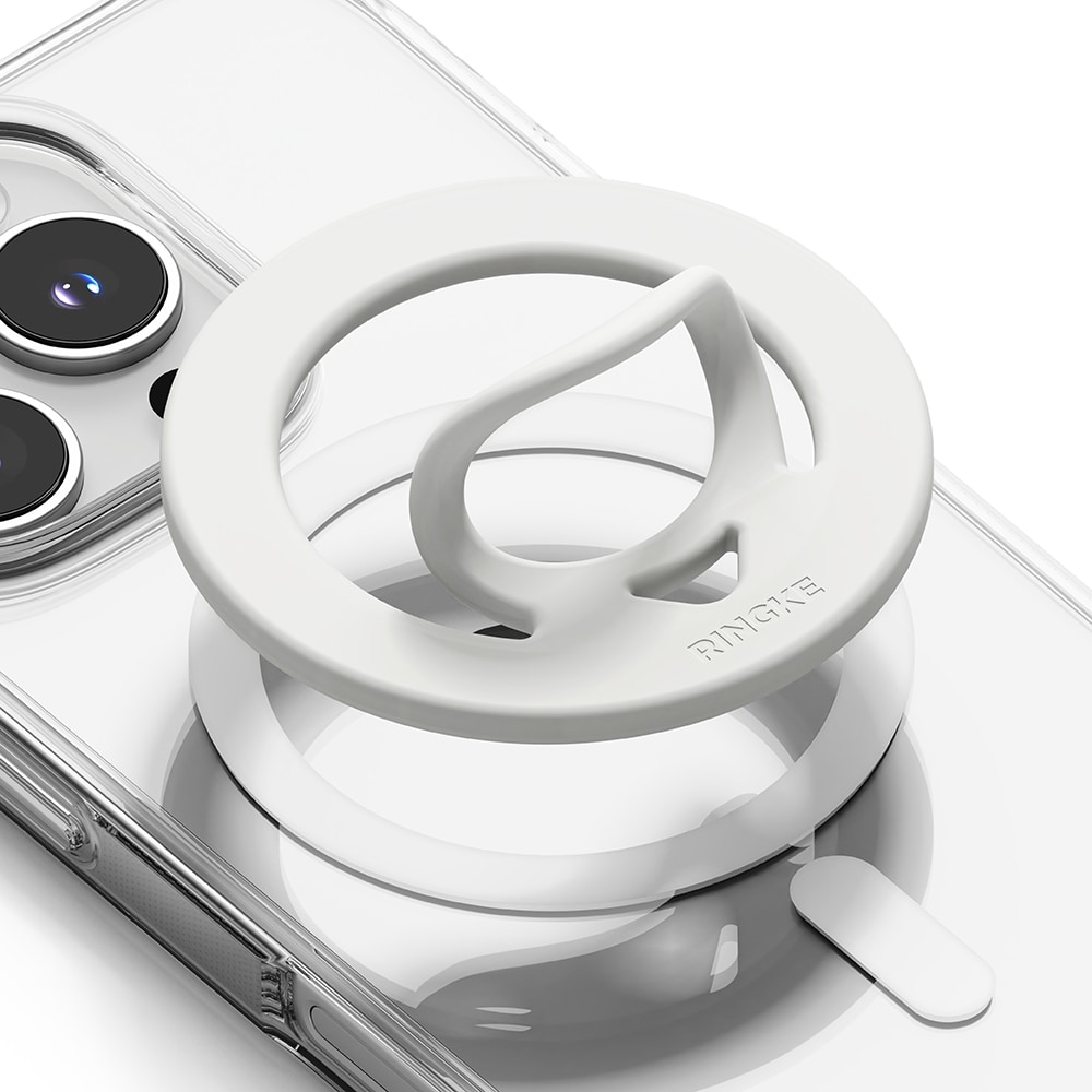 Dual Magnetic Silicone Ring Hvid