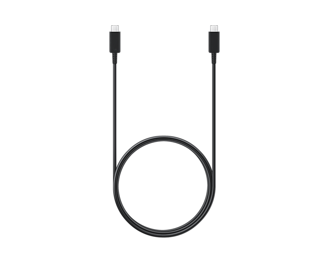 5A USB-C -> USB-C Kabel 1.8m sort