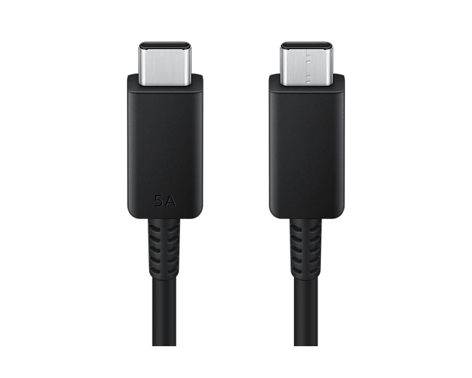 5A USB-C -> USB-C Kabel 1.8m sort