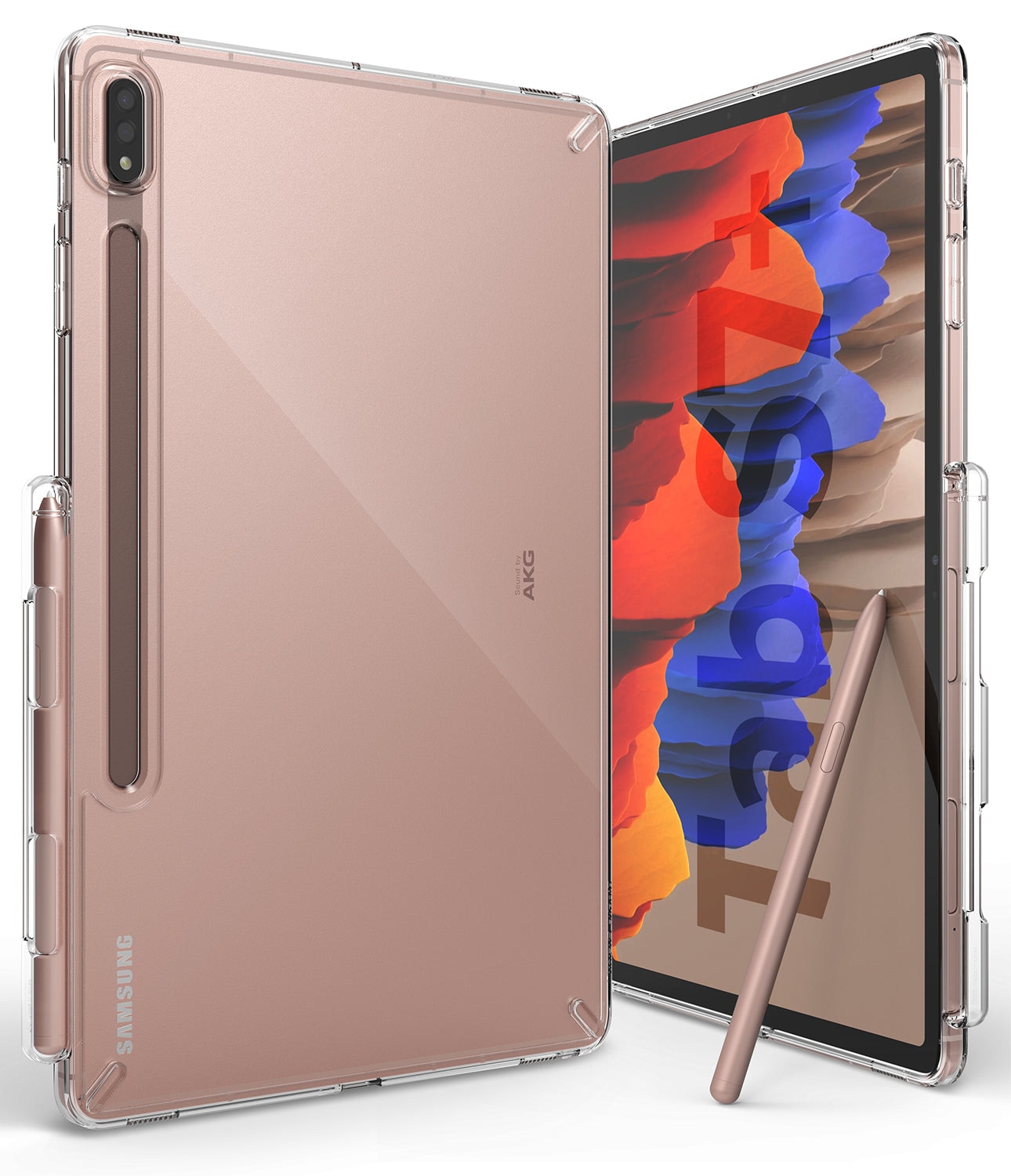 Fusion Case Galaxy Tab S7 Plus/S8 Plus 12.4 Clear