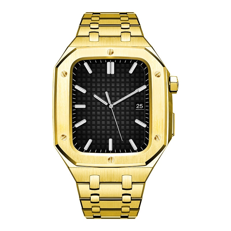 Apple Watch 45mm Series 9 Full Metal Armbånd guld