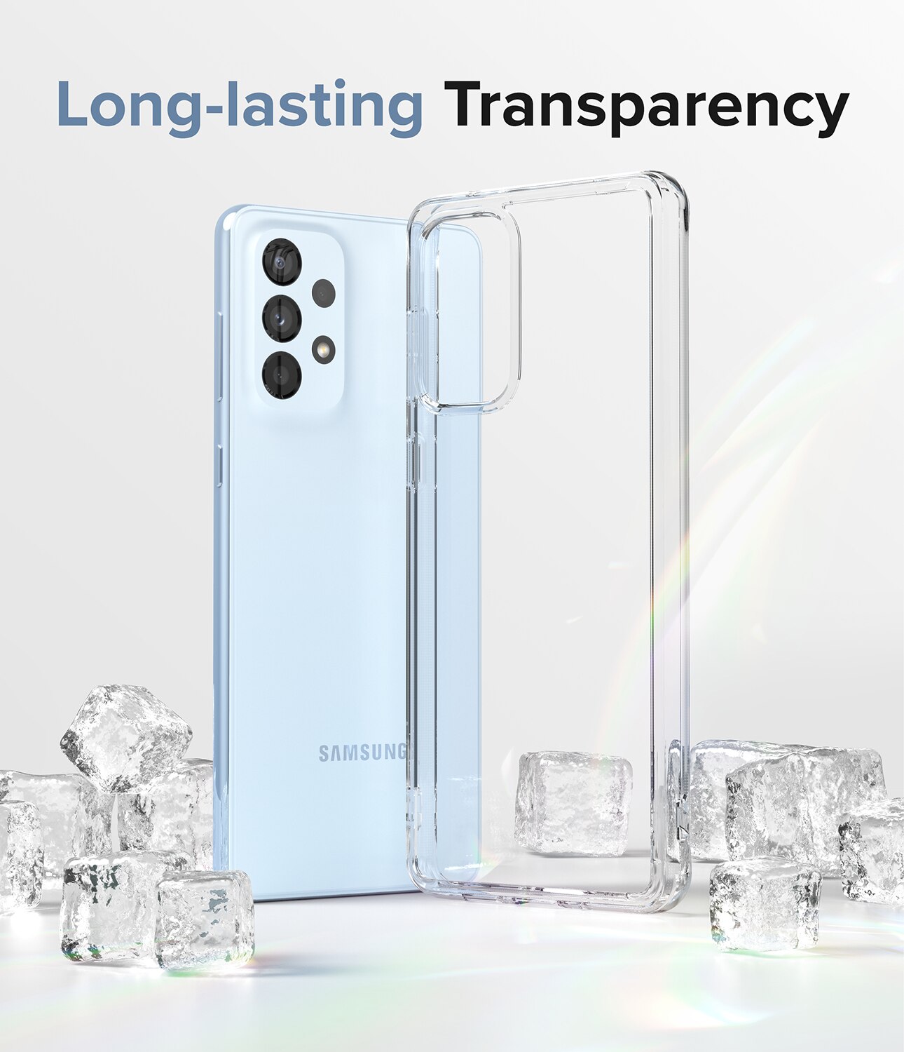 Fusion Case Samsung Galaxy A53 Gennemsigtig
