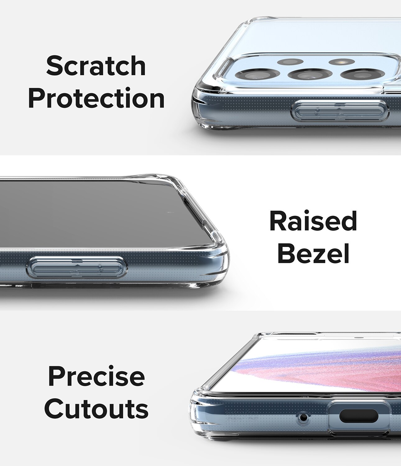 Fusion Case Samsung Galaxy A53 Gennemsigtig