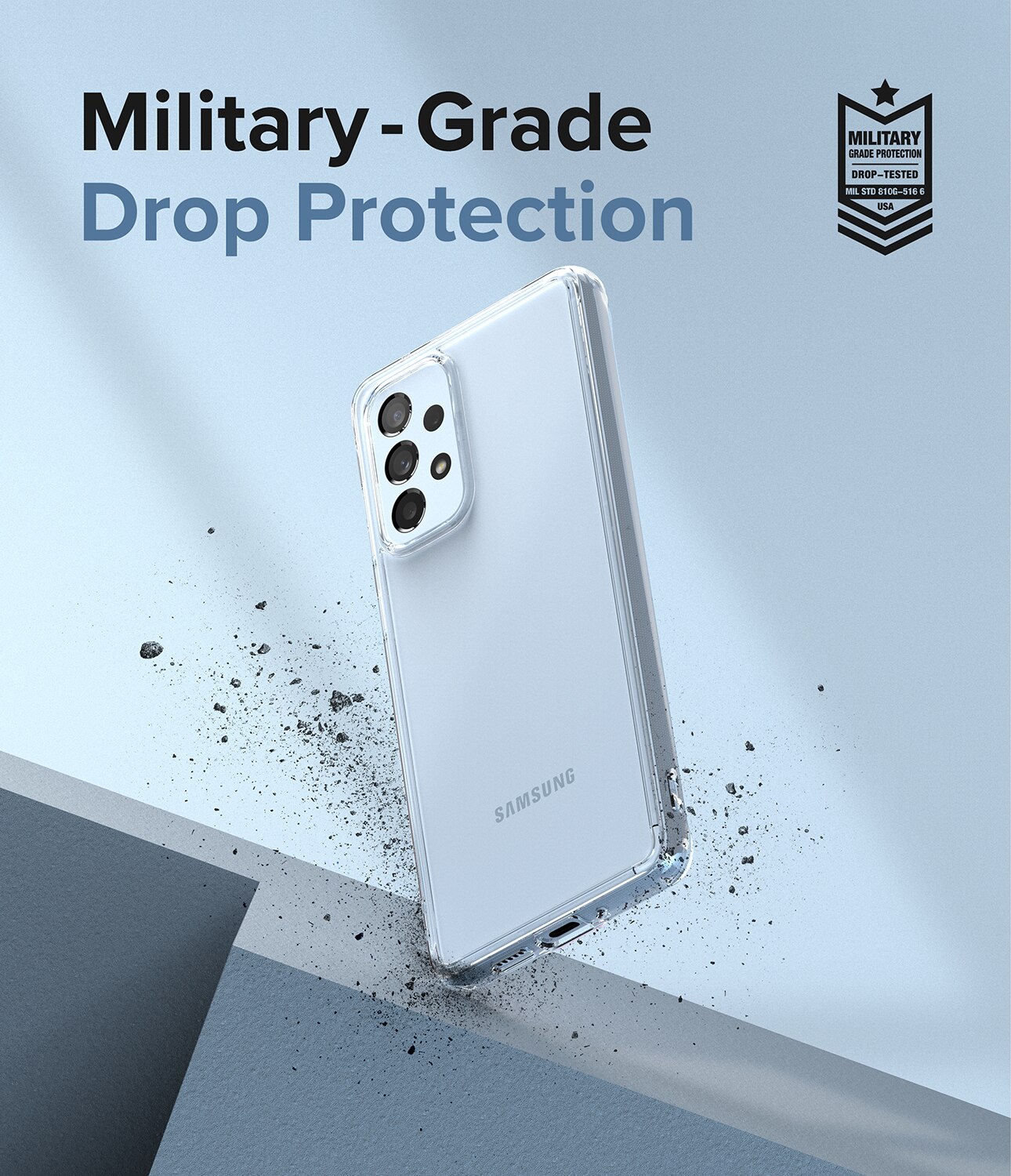 Fusion Case Samsung Galaxy A53 Gennemsigtig